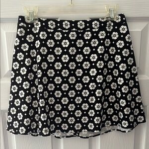 Geometric Floral Circle Skirt